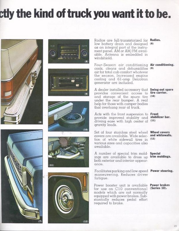 1973 Chevrolet Pickups Brochure Page 4
